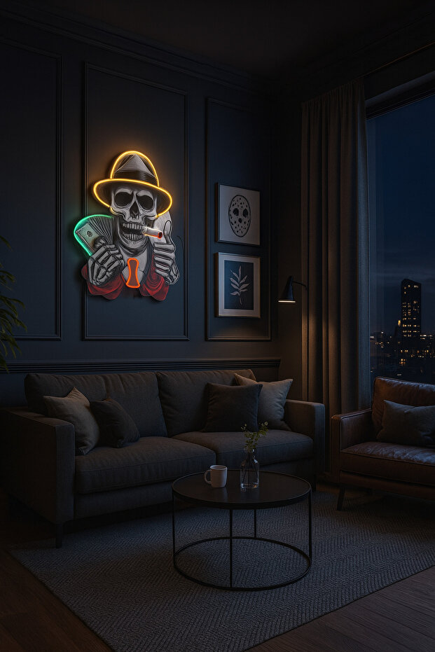 Neon Led Tabela Kuru Kafa Dekor - 2