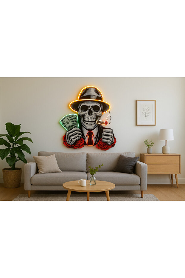 Neon Led Tabela Kuru Kafa Dekor - 1