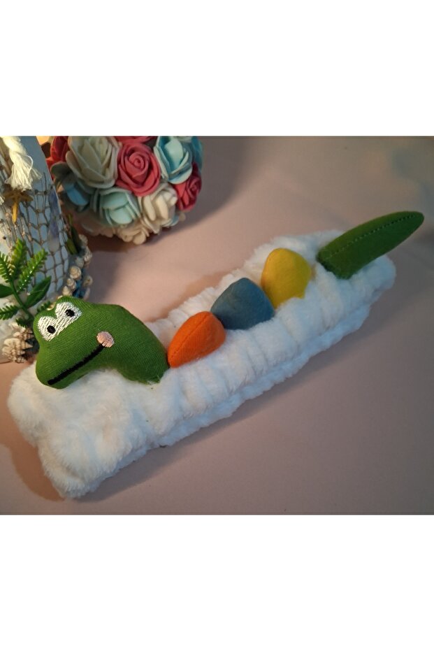 رباط شعر من القطيفة على شكل شخصية كرتونية - 2