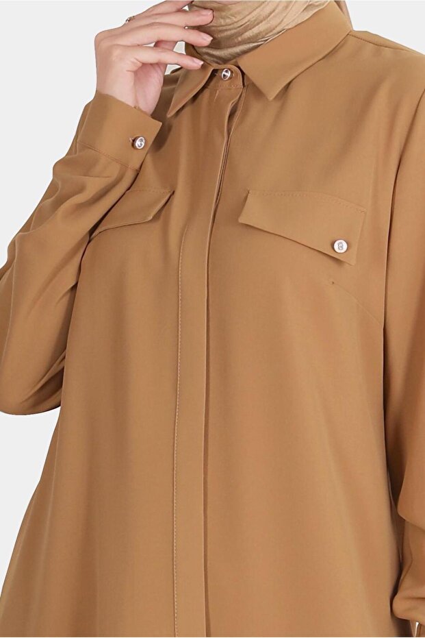 تونيك بأزرار مخفية 42864 - 4