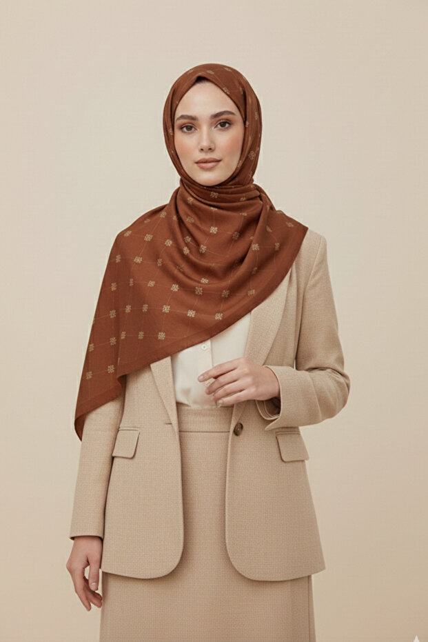 Tasarım İpek Şal - 2