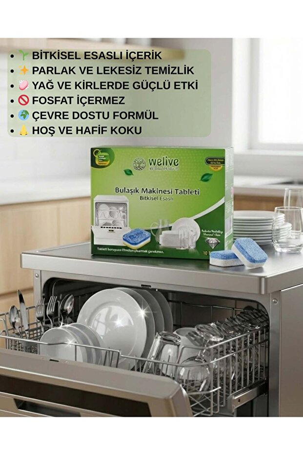 BİTKİSEL BULAŞIK YIKAMA TABLETİ 3'LÜ PAKET - 3