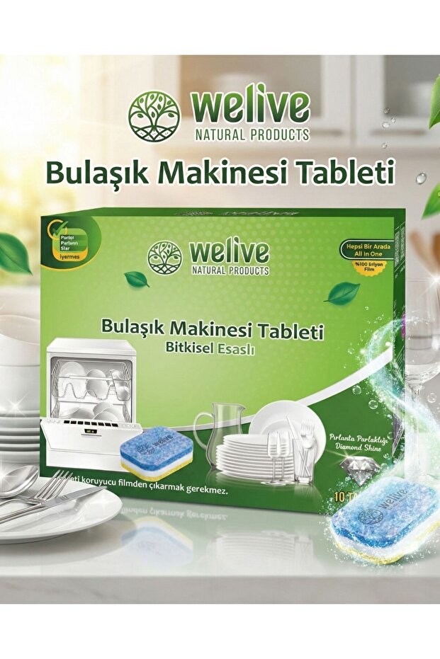 BİTKİSEL BULAŞIK YIKAMA TABLETİ 3'LÜ PAKET - 2