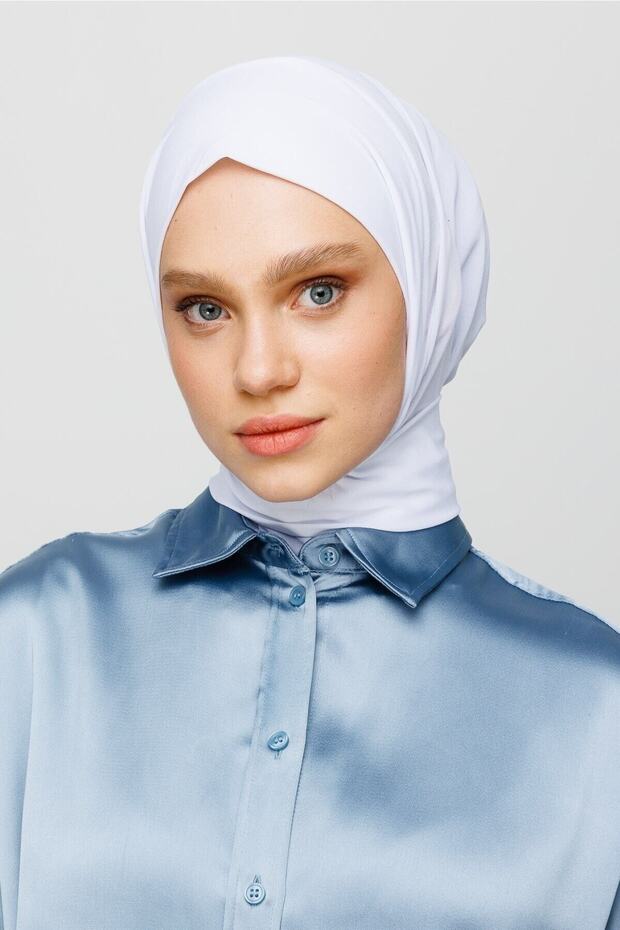 Beyaz Hazır Şal - 5