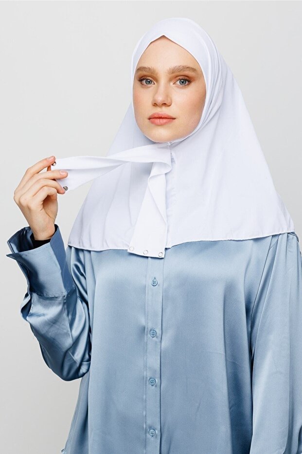 Beyaz Hazır Şal - 2