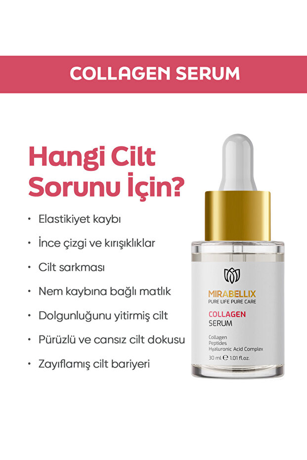 Elastikiyet Arttırıcı ve Kırışıklık Karşıtı Kolajen & Peptit Serum – Hyaluronik Asit Kompleksi Deste - 6