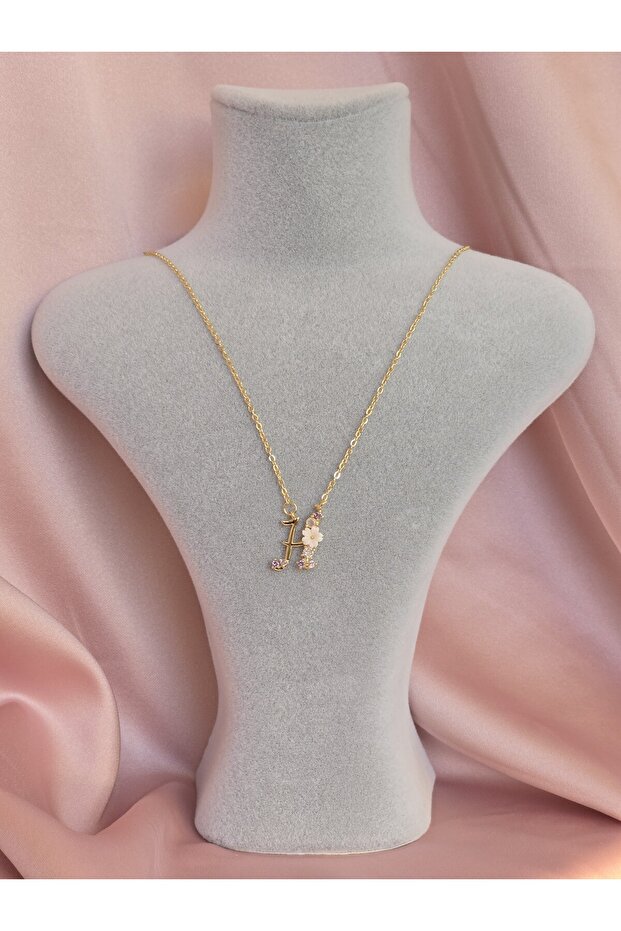 Çelik harf kolye - 4