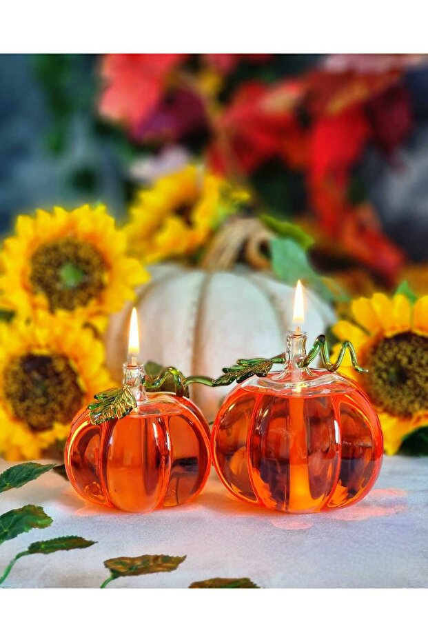 Cam Kandil 2'li Balkabağı - 2