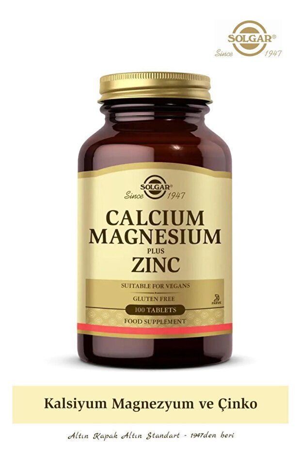 Calcium Magnesium Plus Zinc 100 Tablet