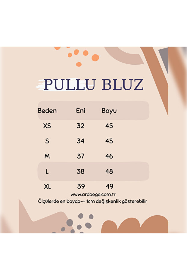 Bej Askılı Pullu Buluz - 3