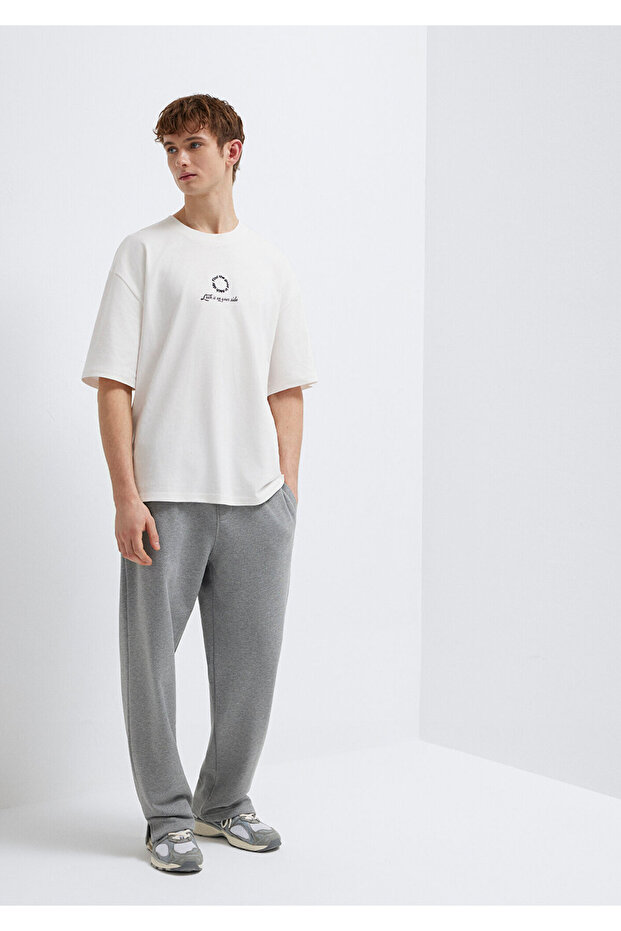 Gri Basic Eşofman Altı 0010462-80018 - 2