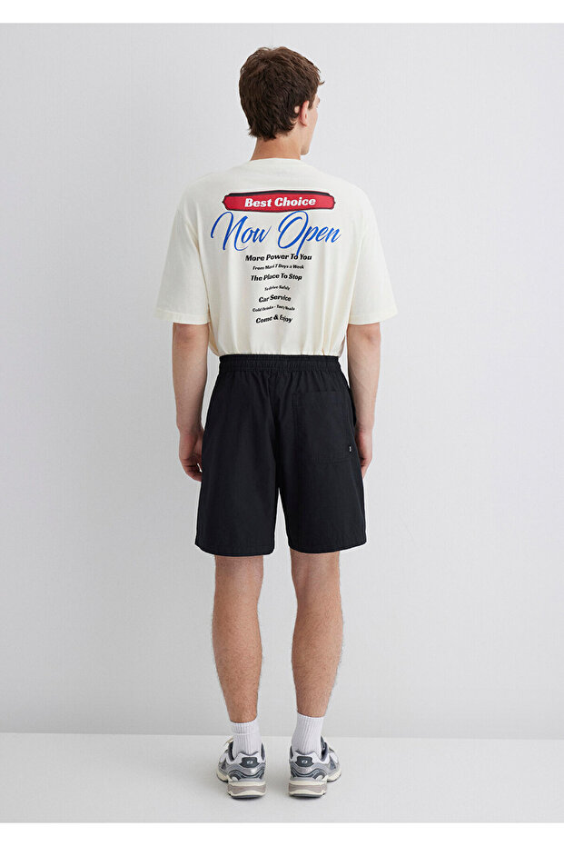 Siyah Şort 0410266-900 - 5