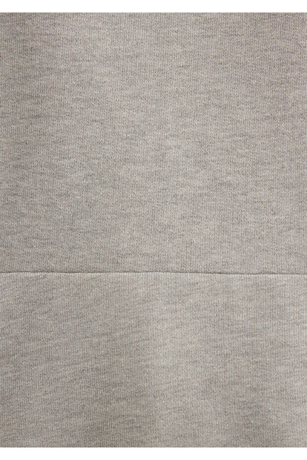 Kapüşonlu Gri Basic Sweatshirt 1S10186-83096 - 8