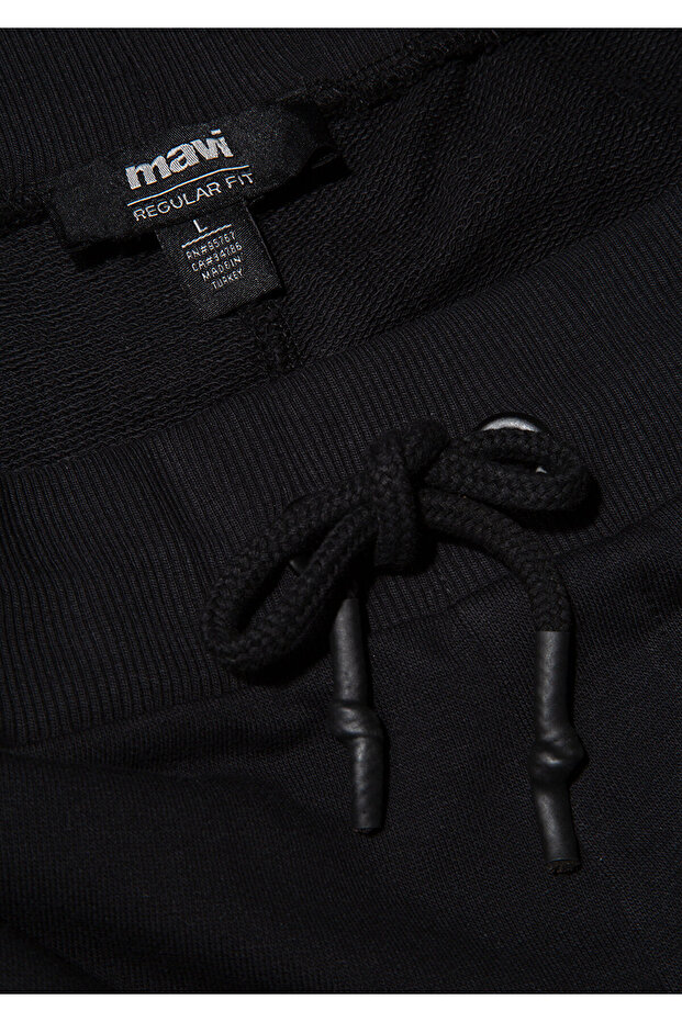 Siyah Basic Eşofman Altı 065177-900 - 8