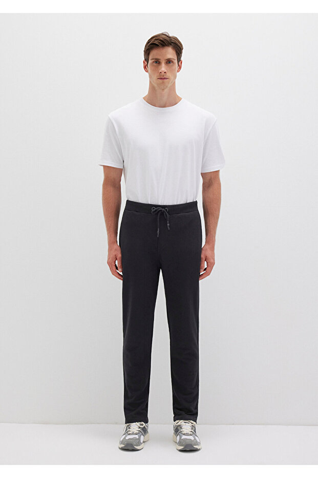 Siyah Basic Eşofman Altı 065177-900 - 4