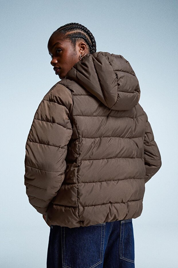 İnce kapitone su geçirmez ceket - 3