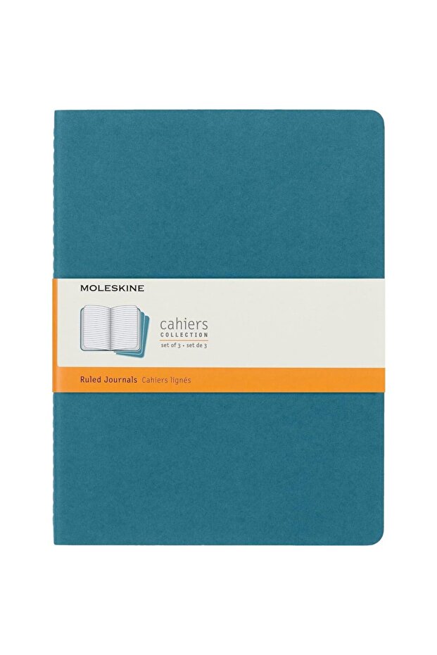 دفتر ملاحظات مكون من 3 قطع مقاس XL من Cahier، مقاس 19x25 سم