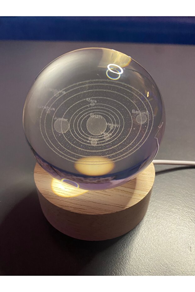 Kristal Led Işıklı Küre - 4