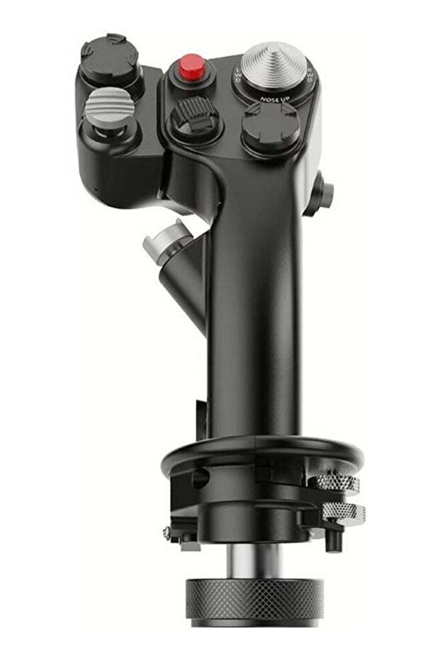 RACING MH16 Flightstick – 27 Inputs, ALPS 8-Way Thumbstick, Aluminum Alloy, Modular Design