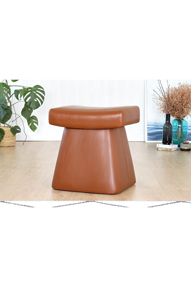 DAMBERT DERİ PUF, TABA - 2