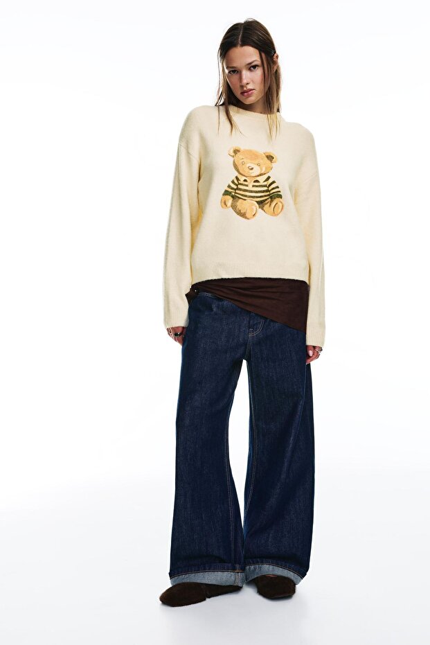 Yumuşak örgü ayıcık kazak - 2