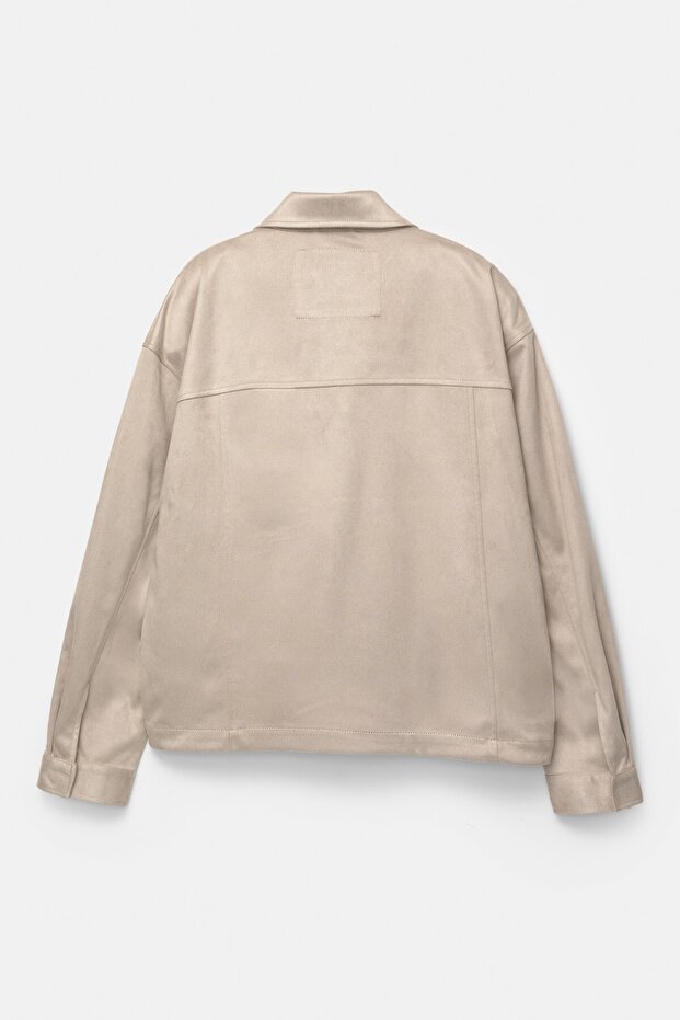 Süet efektli ceket - 2