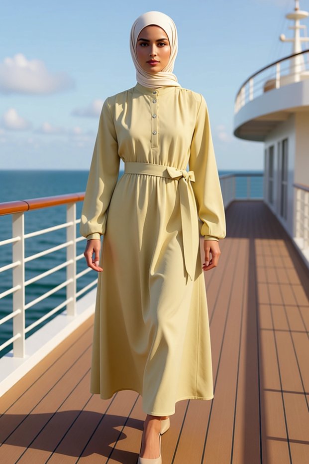 Women's Collar Standard Sleeve Skater Fit Plain Woven Dress Functional Durable Aesthetic