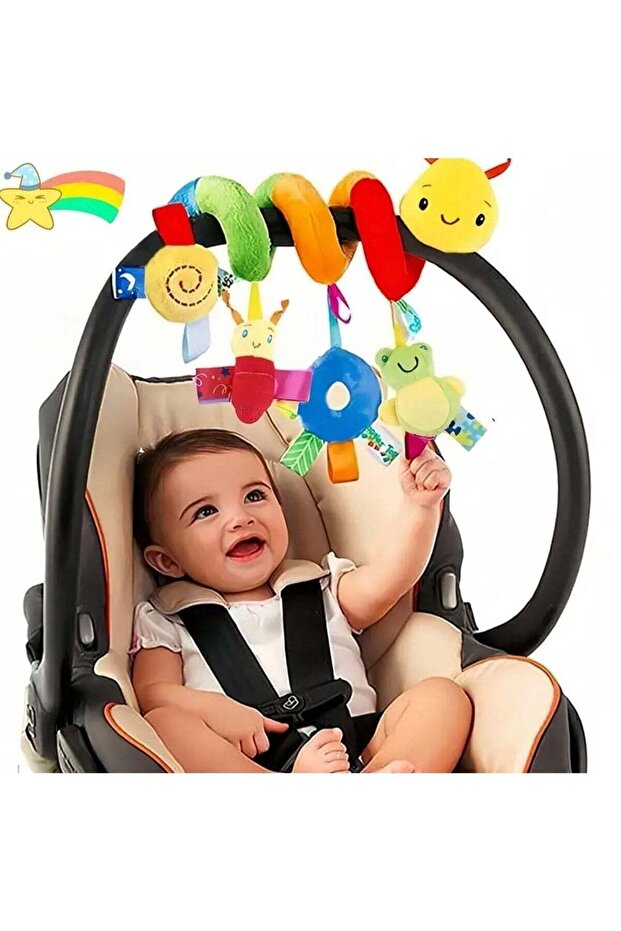 Bee Spiral Pendant Activity Toy
