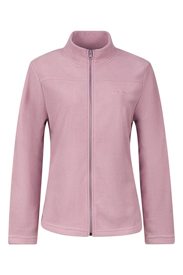 Lea Women's Full Zip Fleece Sweatshirt Lilac