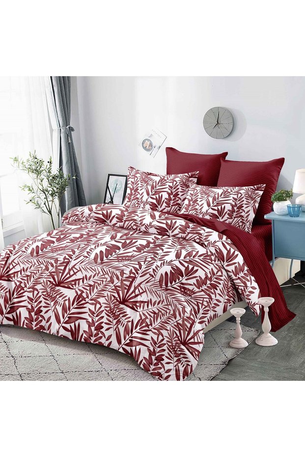 Double Bed Linen Set, 6 Pieces