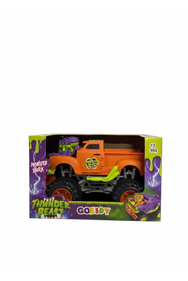 Turuncu Çılgın Dev Araba - 7