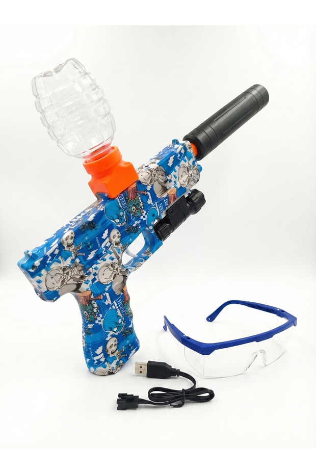 Electric Gel Ball Blaster M1911 Toy Gun Automatic Hydrogel Splatter Shooter Rechargeable Goggles Toy