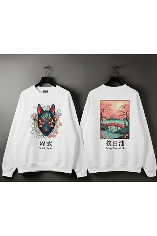 سويت شيرت للجنسين 0oversize 100% قطن مطبوع