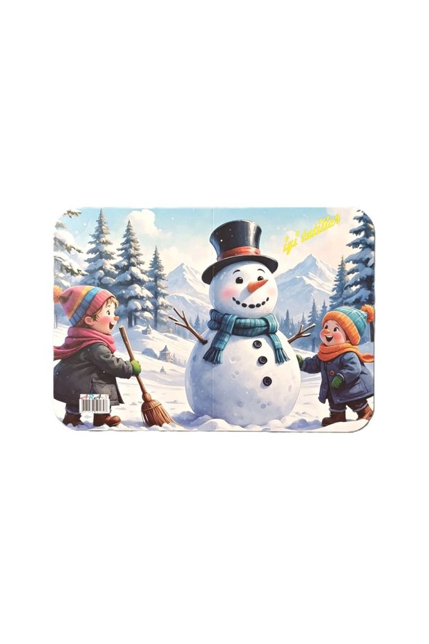 20 Pieces of Snowman Themed Bill Holders with Hats
