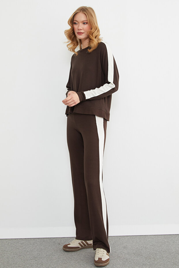 Basic Bisiklet Yaka Şeritli Modal 2 Li Takım - 5