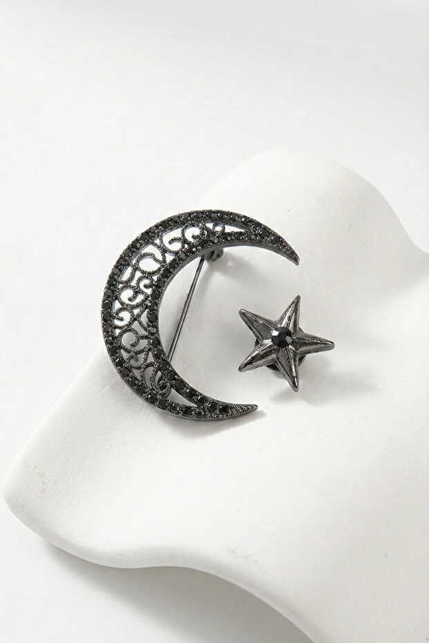 Ay Yıldız Broş (4 CM) - 3