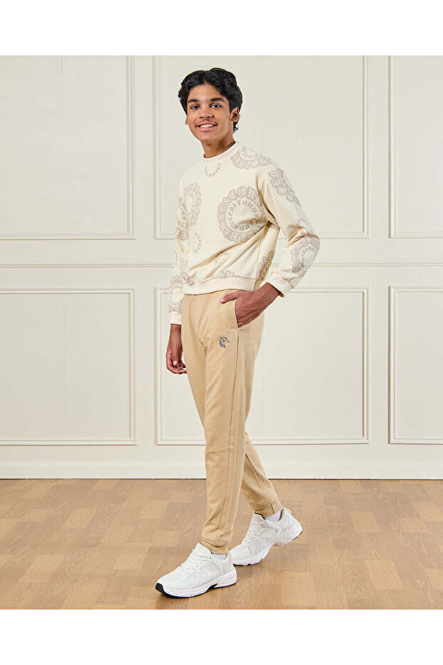 بنطال رياضي بيج اللون - 2