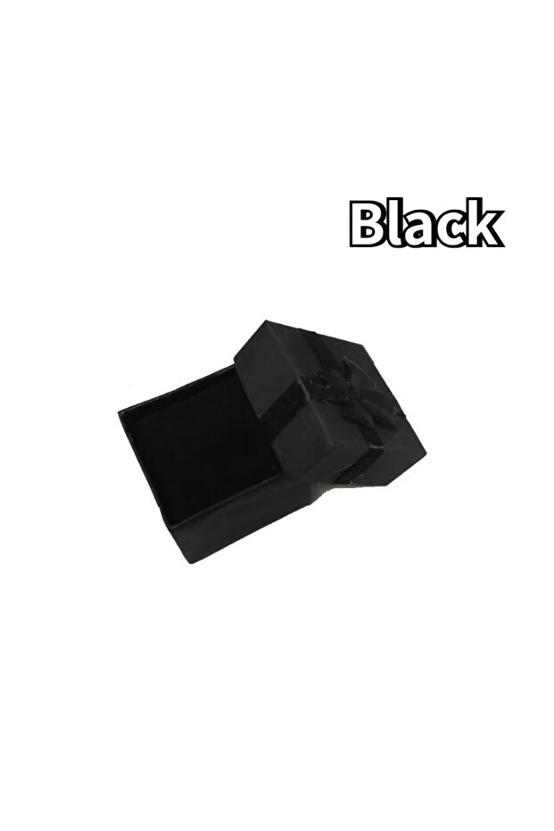 12PCS Black 6/12PCS Multicolor Ring Storage Box Jewelry Ring Box Necklace Earrings Valentine's Day B