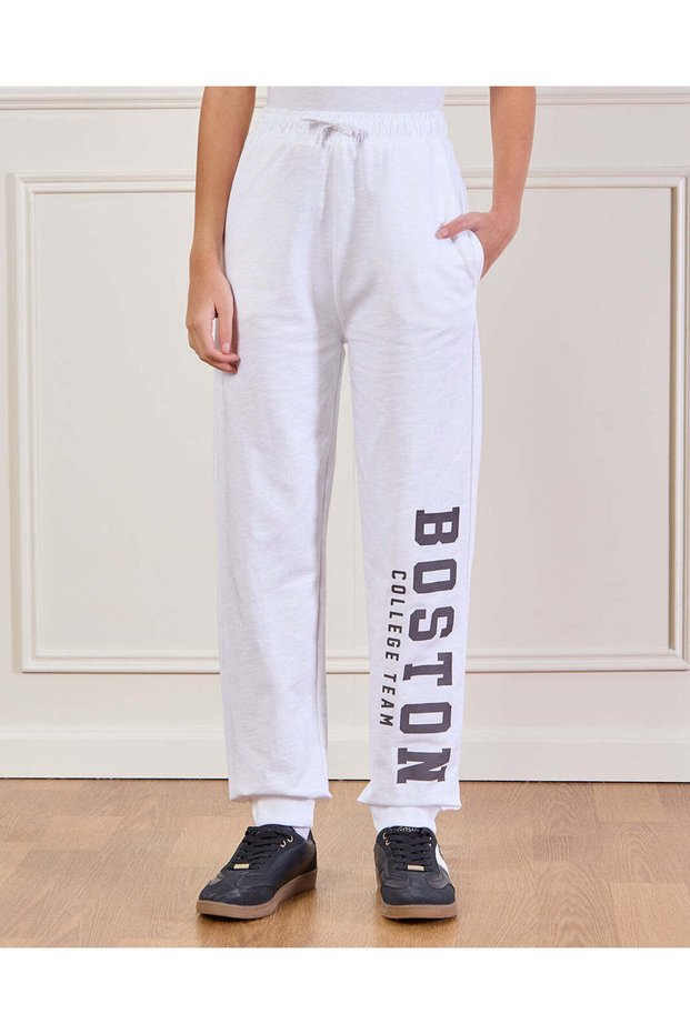 Senior Girls White Active Pants