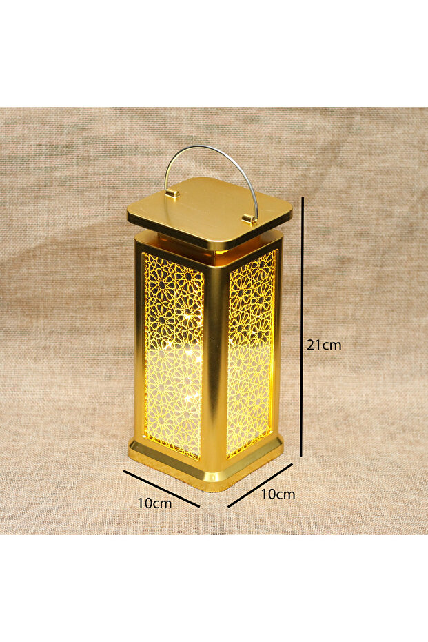 Golden Ramadan Lantern - 1