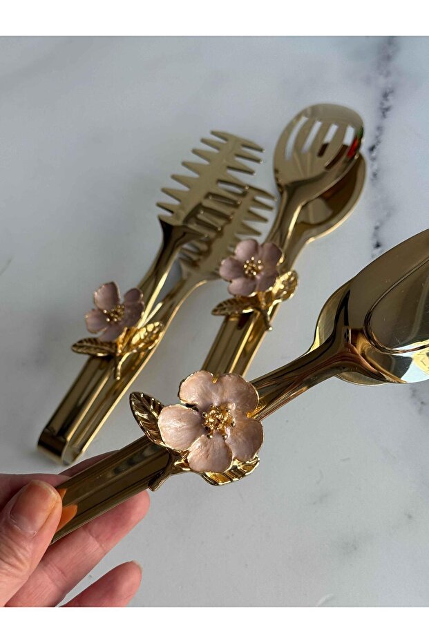 Çiçek 3'Lü Maşa Seti - 4