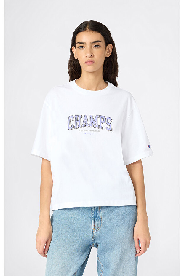 T-Table Short-Sleeve Tee White Women's T-Shirt - 118389-Ww001