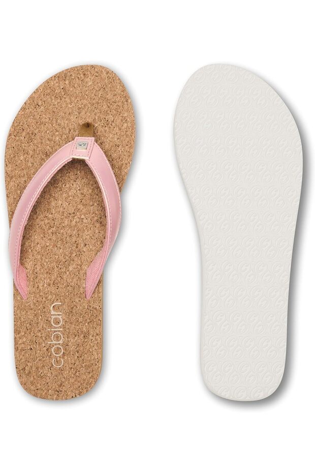 Women's Capri Bounce Braided Synthetic Leather Strap Flip-Flop Sandals