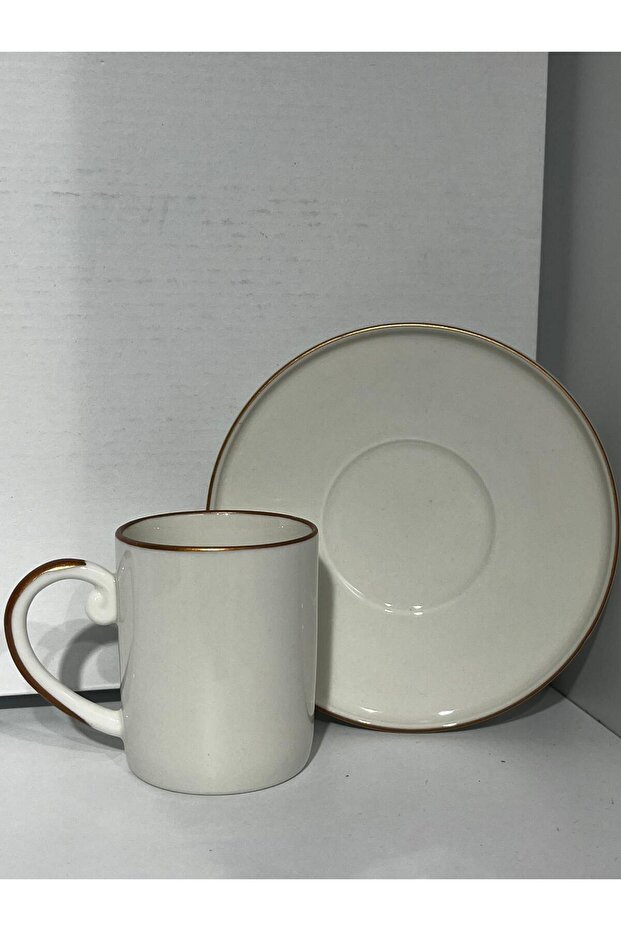 Porcelain 4 Pieces 2 Persons Coffee Cup Set