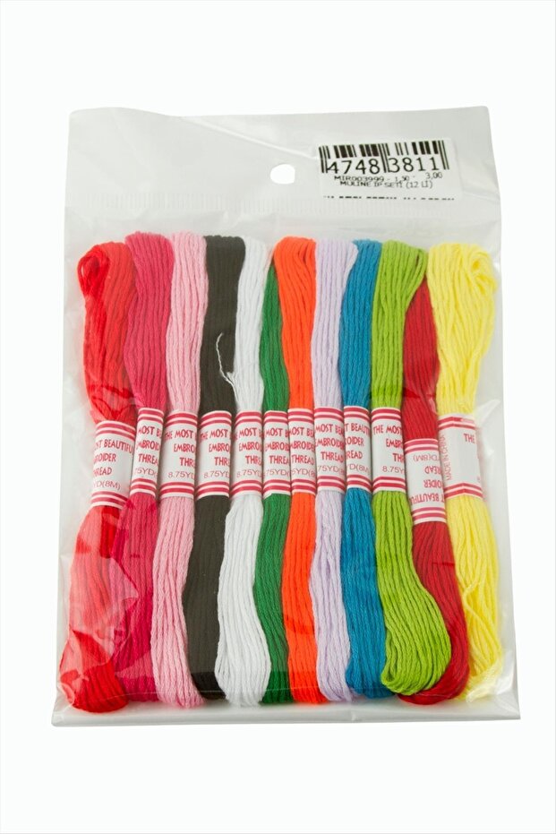 مجموعة خيوط مولين 12 قطعة - 1