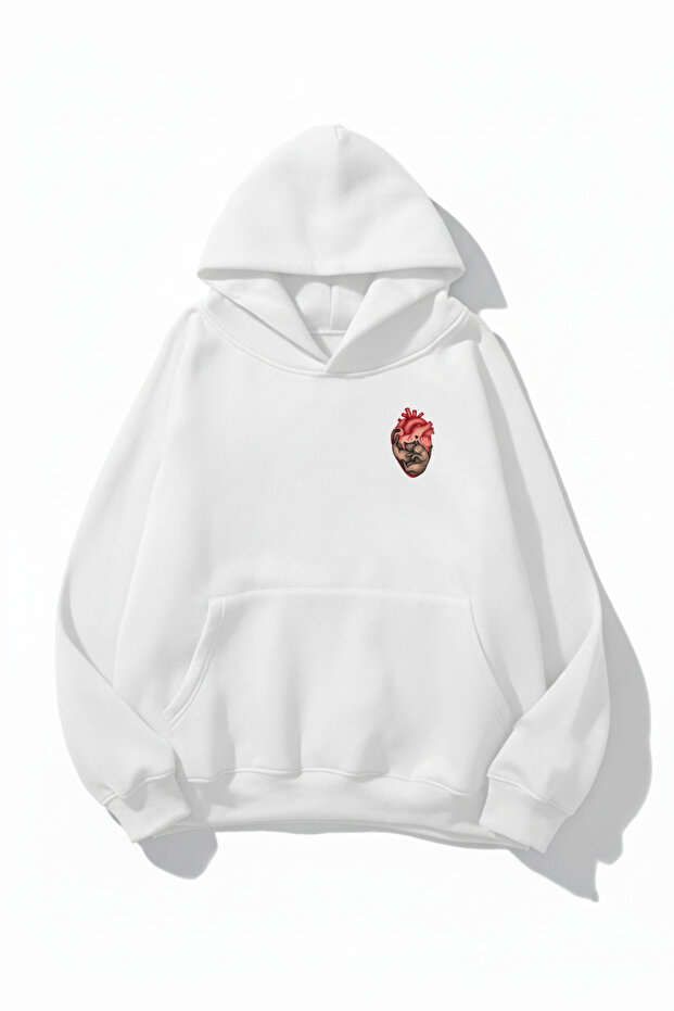 Unisex Soft Textured My Precious Cats Printed Design Oversized Thread Hoodie Sweatshirt
