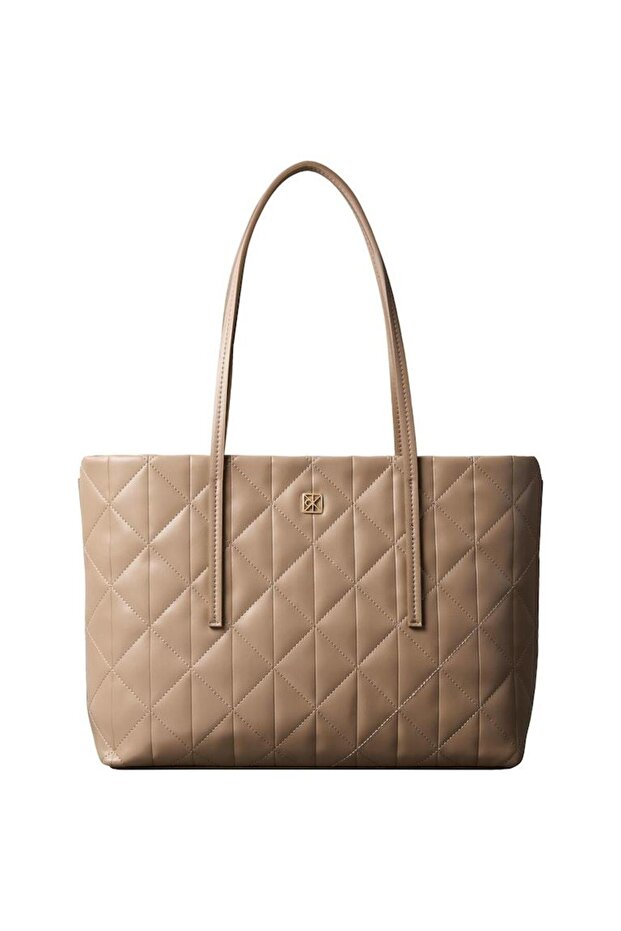 QUILTED SMALL TOTE - 1