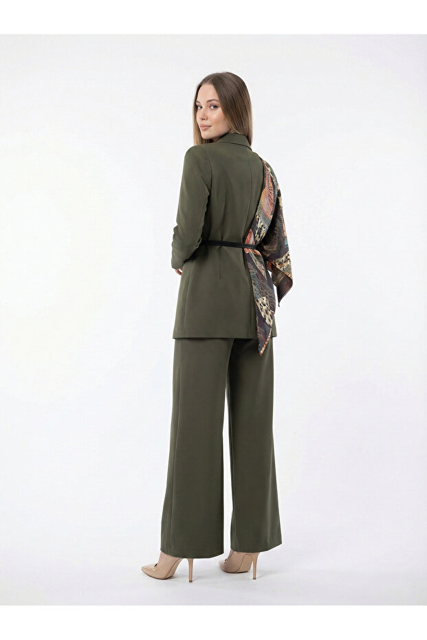 Haki Blazer Ceket - 6