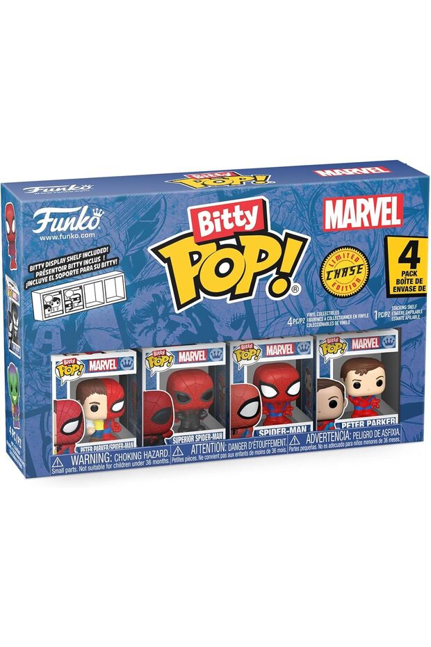 مجموعة شخصيات بيتي بوب! مارفل سبايدرمان باركر المنقسمة (للأعمار من 3 سنوات فما فوق) - 4