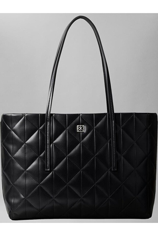 QUILTED SMALL TOTE - 1